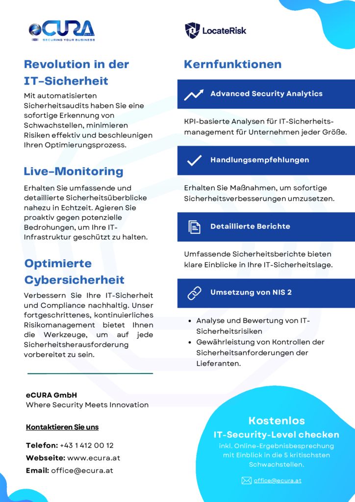 LocateRisk eCURA GmbH Cyber Security